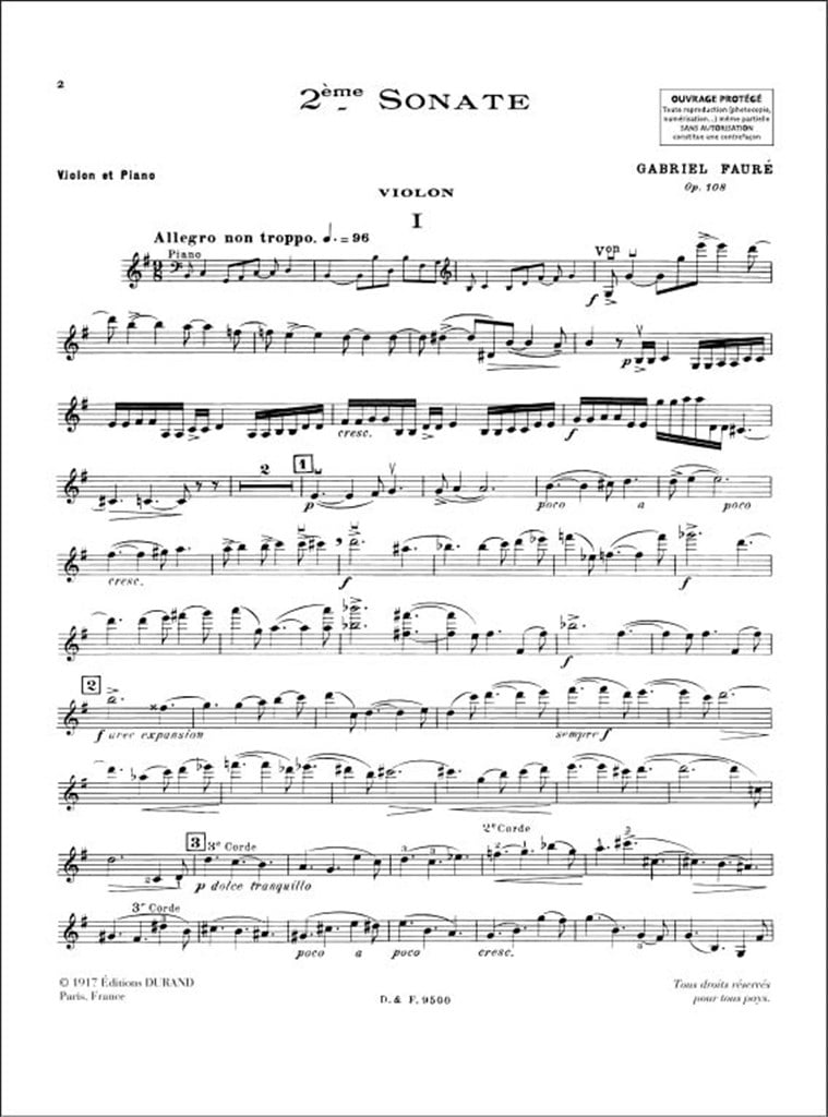 Sonate N 2 Op 108